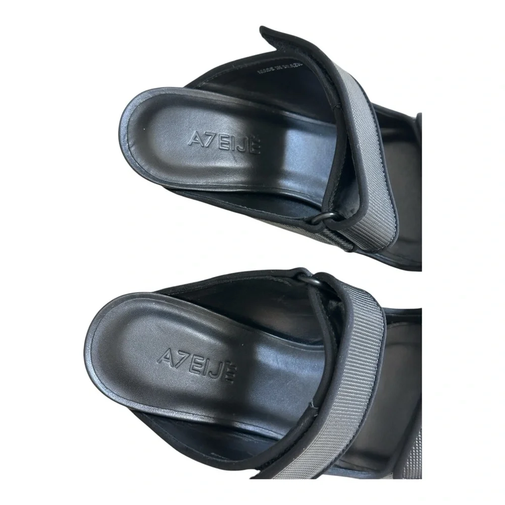 A7EIJE Women's Judson Dress Sandal Gray Black Size 7 - Picture 5 of 12